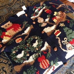Vintage Eagle’s Eye Christmas Sweater